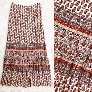 •American Threads Maxi Skirt•